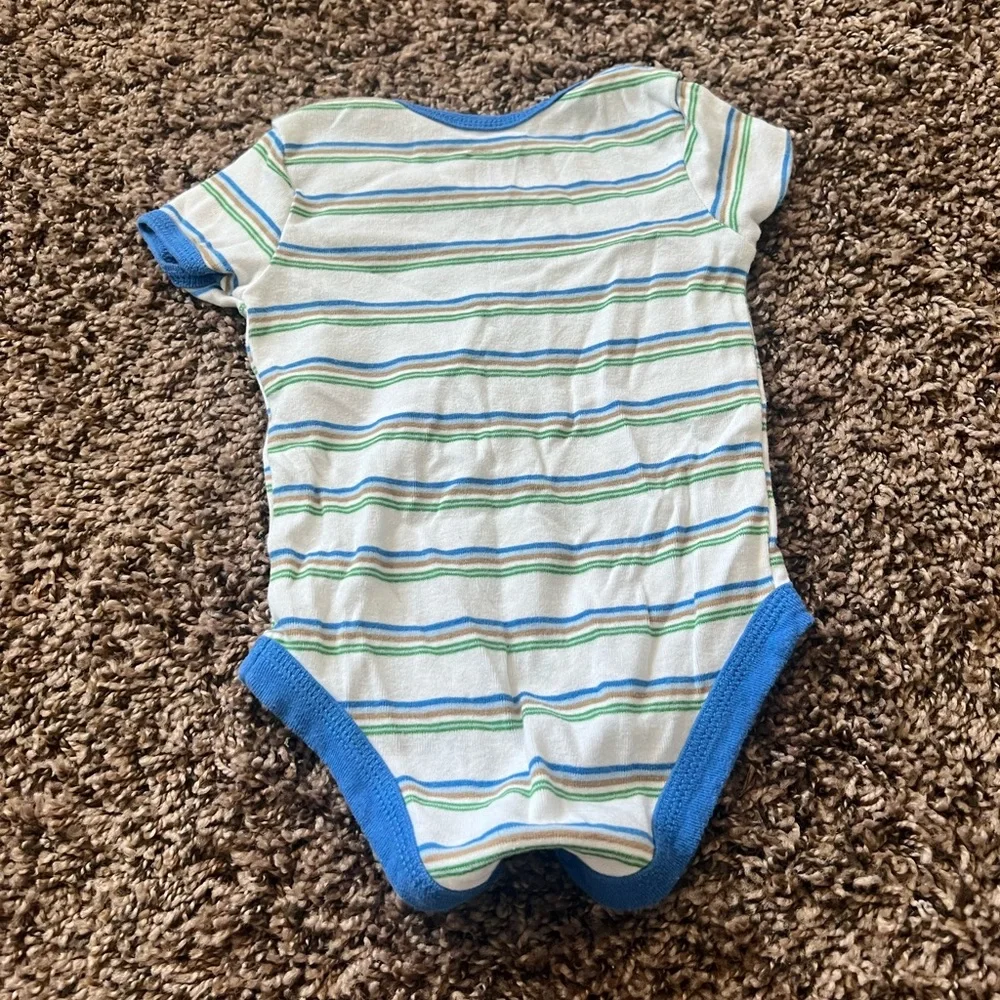Striped onesie